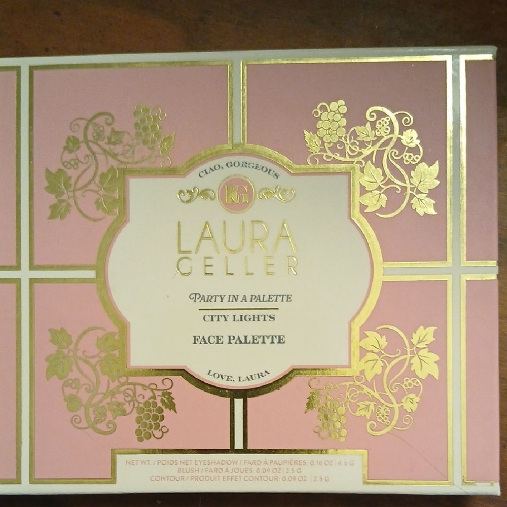Laura Geller City Lights Face Palette - Pink and Gold
